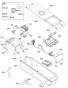 Control Panel Group Diagram and Parts List for 040415-03  Briggs and Stratton Generator